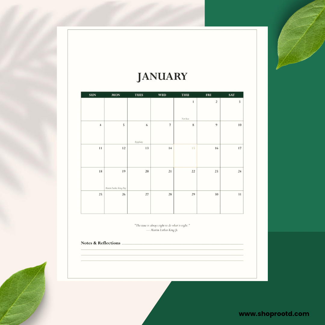 2026 Root'd Planner